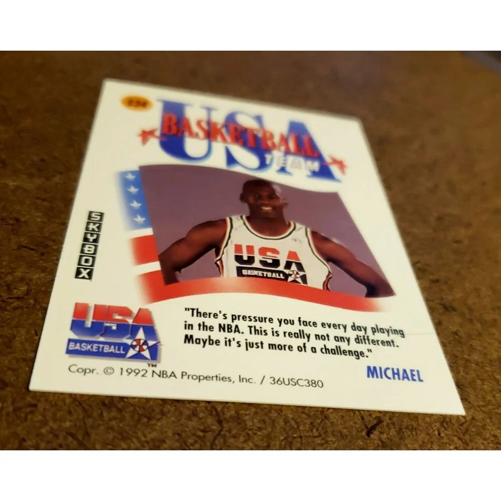 1992 Skybox MICHEAL JORDAN #534 BARCELONA '92 USA Dream Team Olympics Card NM-MT